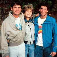 Amy Adina with brothers Dan and Joel.